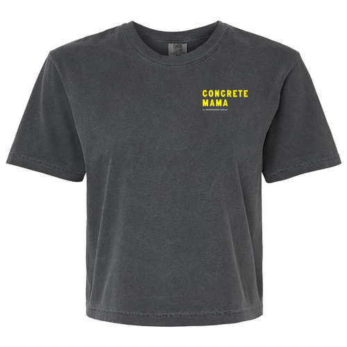 Comfort Color Lady's Heavyweight Boxy Tee (Track List) -- Pepper