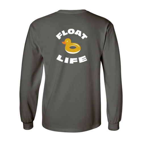 Gildan Heavy Cotton Longsleeve Basic T-Shirt -- Charcoal