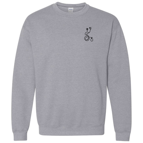 Crew Neck Sweatshirt -- Sport Grey