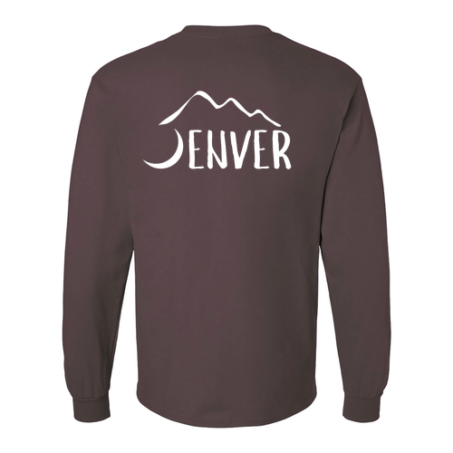 Gildan Ultra Cotton Longsleeve Basic T-Shirt -- Dark Chocolate
