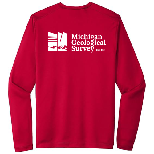 Sport-Tek  Posi-UV Pro Long Sleeve Tee -- Deep Red