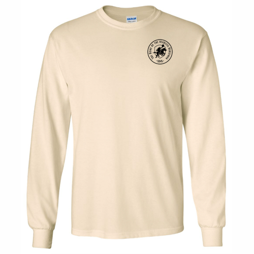 Gildan Ultra Cotton Longsleeve Basic T-Shirt -- Natural