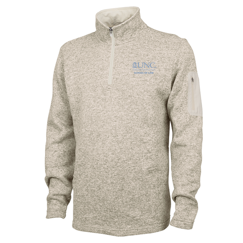 Charles River Mens Heathered Fleece Pullover -- Oatmeal Heather