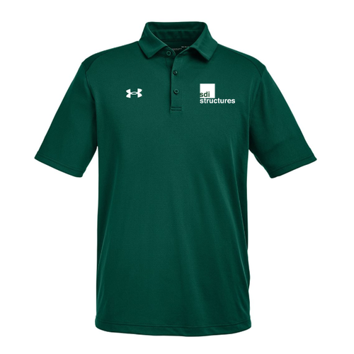 Under Armour Men's Tech Polo -- For Grn / Wh _301, $63