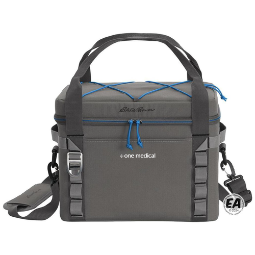 Eddie Bauer Max Cool 24-Can Cooler -- Metal Grey / Expedition Blue