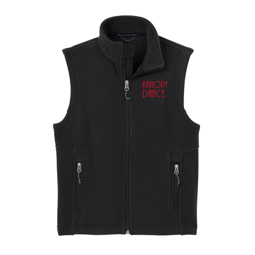 Port Authority Youth Value Fleece Vest -- Black