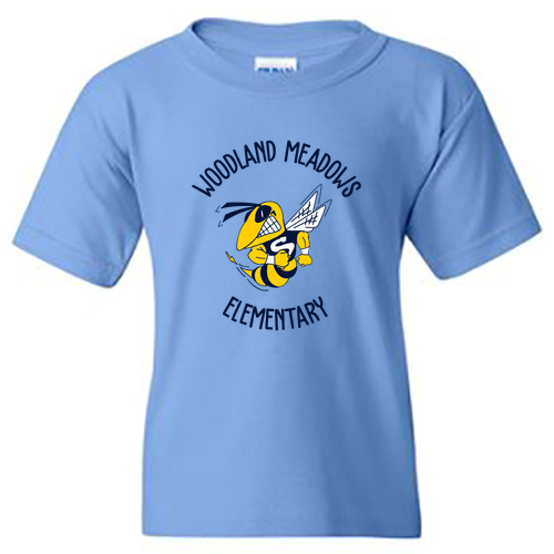 Youth Gildan Heavy Cotton Basic T-Shirt -- Carolina Blue