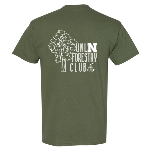 Forestry Club Tee  -- Military Green