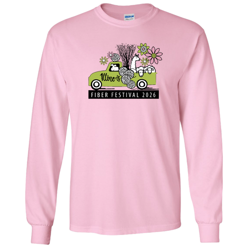 Gildan Ultra Cotton Longsleeve Basic T-Shirt -- Light Pink