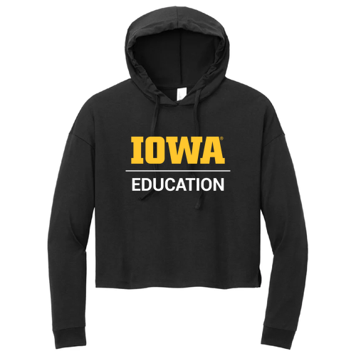 District Women’s Perfect Tri Midi Long Sleeve Hoodie -- Black