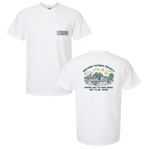 Comfort Colors Unisex Garment-Dyed Heavyweight Pocket T-Shirt -- White