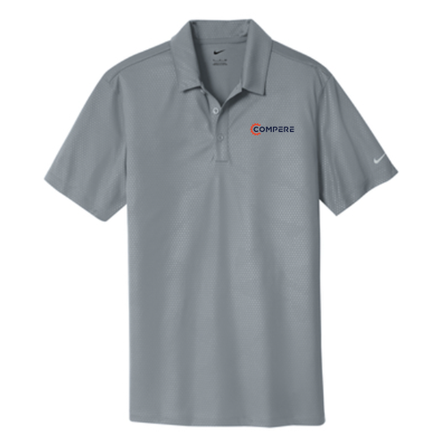 Nike Golf Dri-FIT Embossed Tri-Blade Polo -- Cool Grey