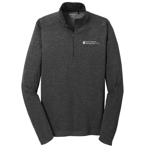 OGIO Pixel Quarter Zip -- Blacktop
