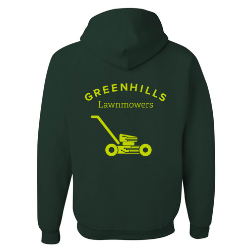 Jerzees 8 oz 50/50 Nublend Adult Hooded Sweatshirt -- Forest Green