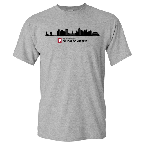 IUSNA Skyline: Grey Tees
