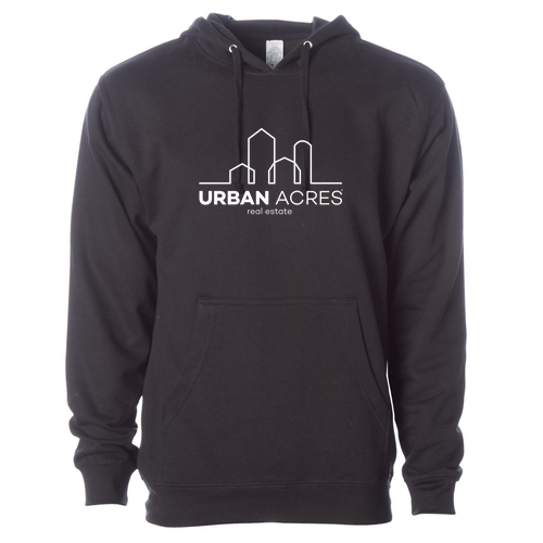 Independent Trading Midweight Hooded Sweatshirt -- Black