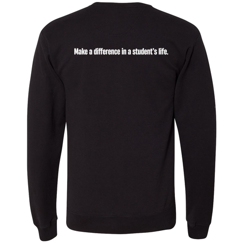 ComfortWash Unisex Crew Sweatshirt -- Black