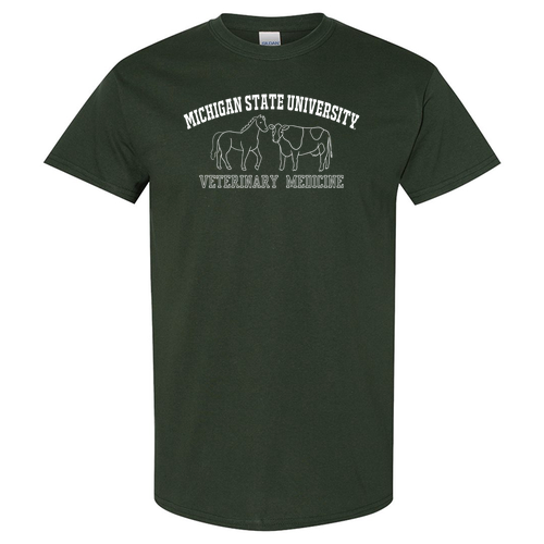 Gildan Heavy Cotton Basic T-Shirt Horse and Cow