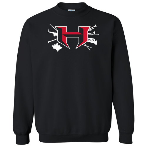Gildan Heavy Blend Crew Neck Sweatshirt -- Black