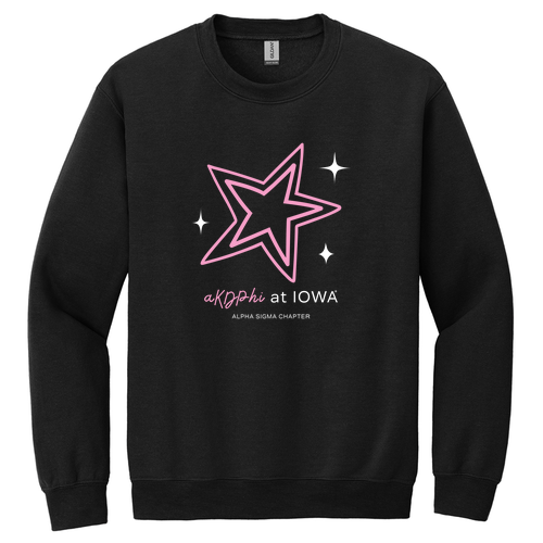 Gildan Heavy Blend Crew Neck Sweatshirt -- Black