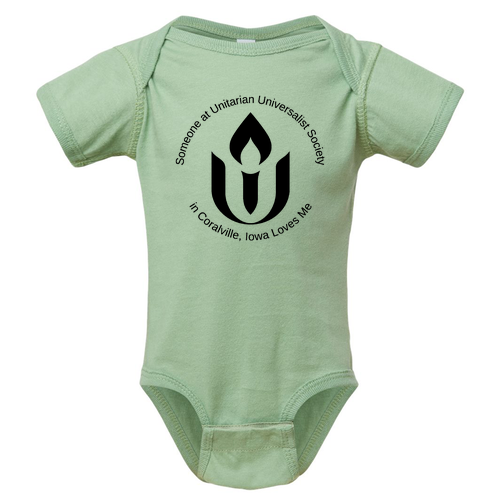 Infant Fine Jersey Bodysuit -- Sage