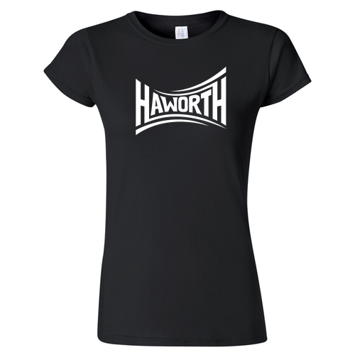 Gildan Ladies Fashion Fit T-Shirt -- Black