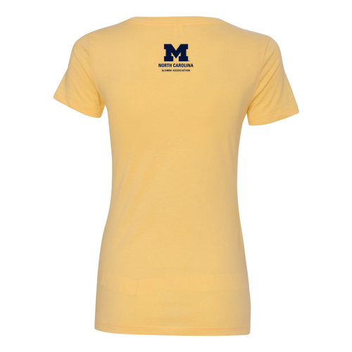 Ladies Next Level Soft Fitted Ideal V-Neck -- Banana Cream