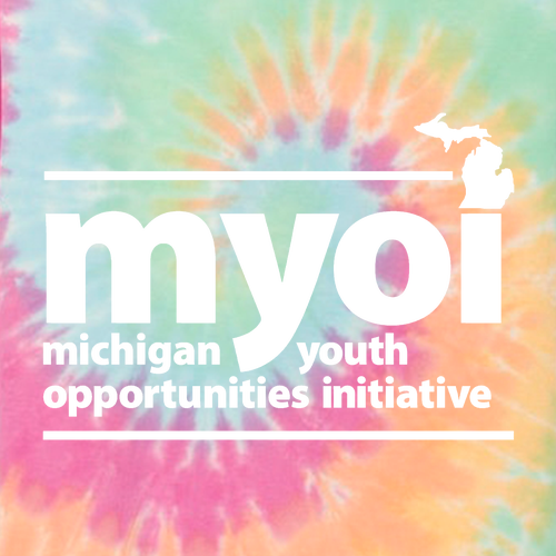 Port and Company Youth Tie Dye Tee -- Pastel Rainbow