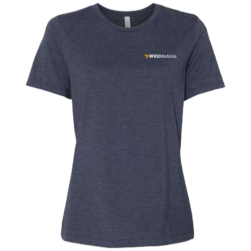 BELLA+CANVAS Women’s Relaxed CVC Tee -- Heather Navy