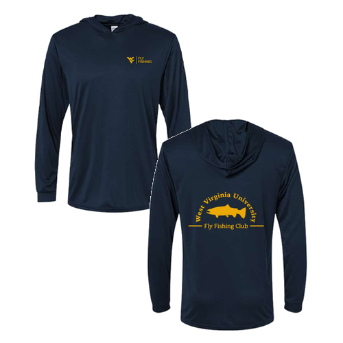 Paragon Bahama Performance Hooded Long Sleeve T-Shirt -- Navy