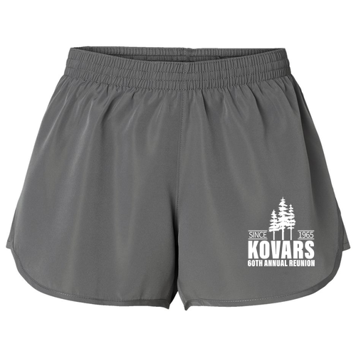 Graphite Ladies Wayfarer Short -- White Print