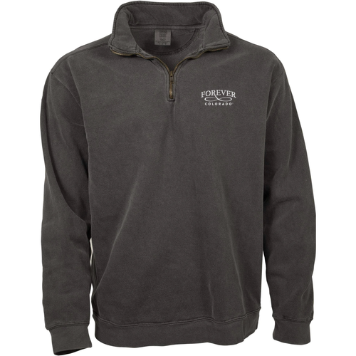 Comfort Colors Adult Quarter Zip Sweatshirt -- Grey