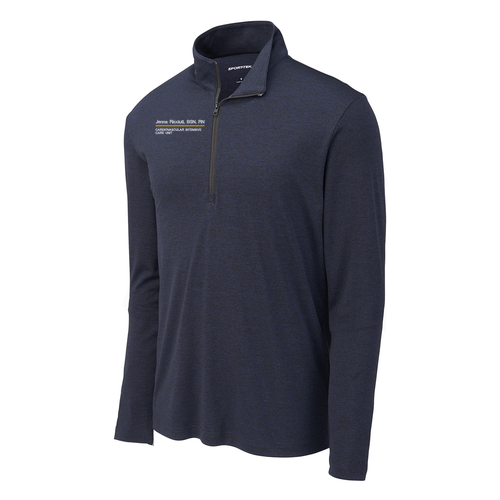 Sport-Tek Endeavor 1/4-Zip Pullover -- Deep Navy Heather