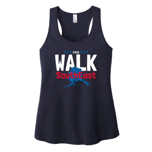 District  Women's V.I.T. Gathered Back Tank -- New Navy