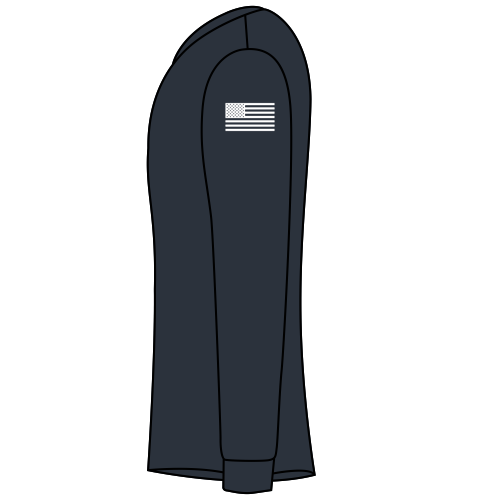 Marine Unit Long Sleeve Tee -- New Navy