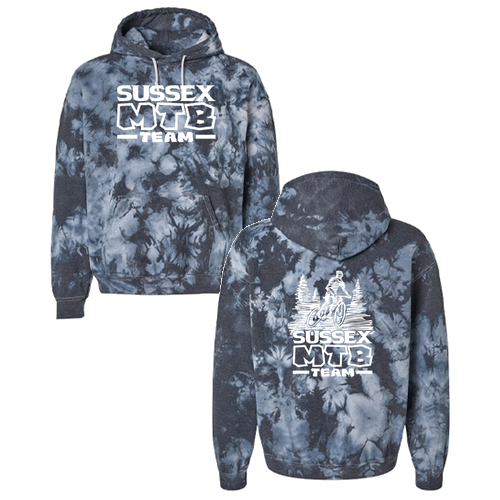 Dyenomite Blended Hooded Sweatshirt -- Black Crystal