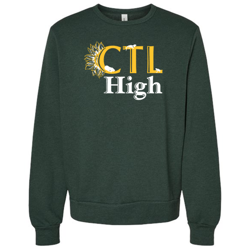 CTL High Crewneck -- Heather Forest