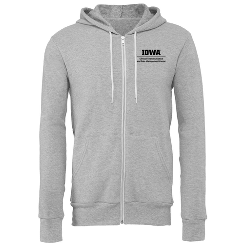 CTSDMC Bella Canvas Unisex Full-Zip Hooded Sweatshirt -- Athletic Heather