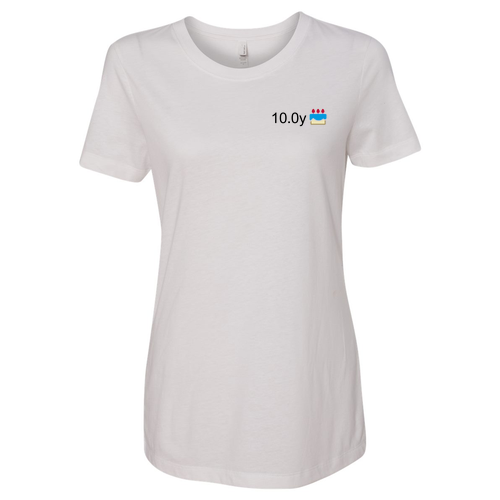 Next Level Ladies Ideal Crew Tee -- White