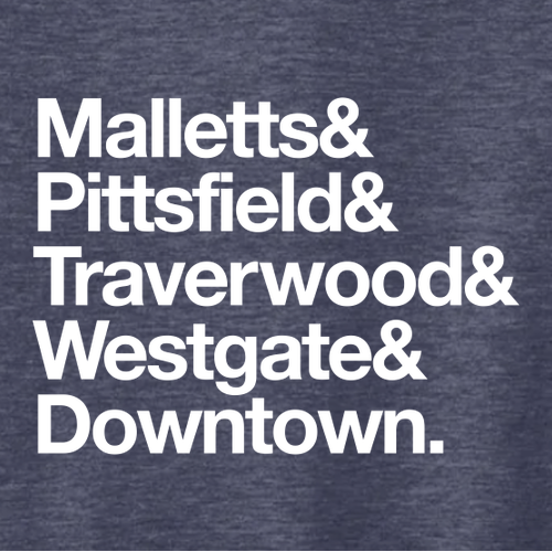 District Perfect Blend CVC Long Sleeve Tee -- Heathered Navy, Ampersand