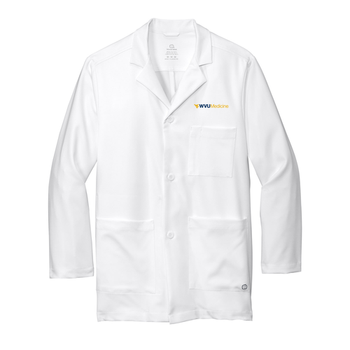 Wonderwink Men's Consultation Lab Coat -- White