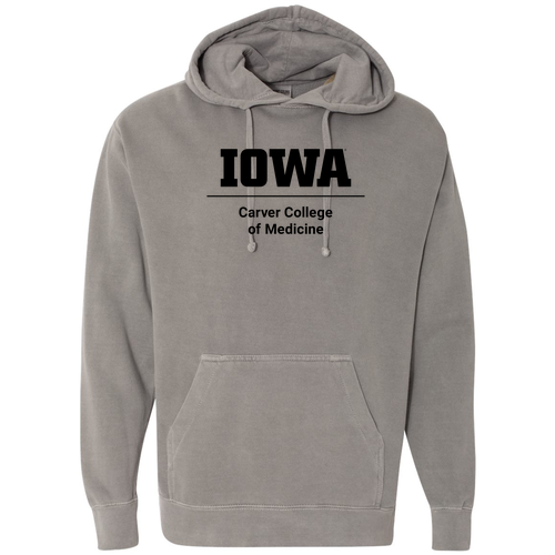 Comfort Colors Garment Dyed Hooded Pullover Sweatshirt -- Grey