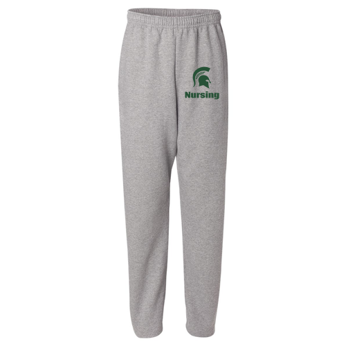 Jerzees Open Bottom Sweatpants w. Pockets -- Oxford