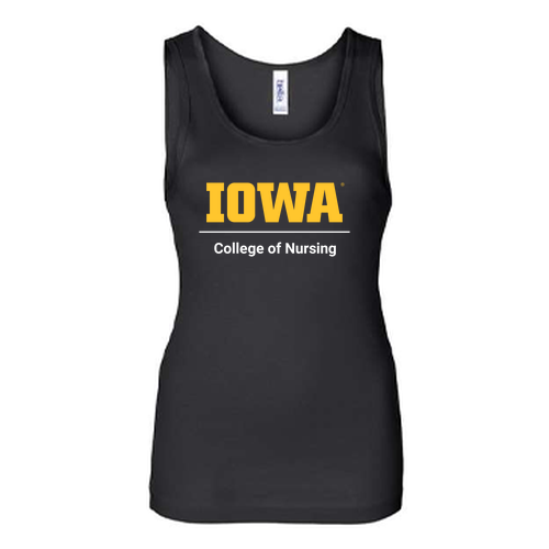 BELLA+CANVAS Women’s Baby Rib Tank -- Black