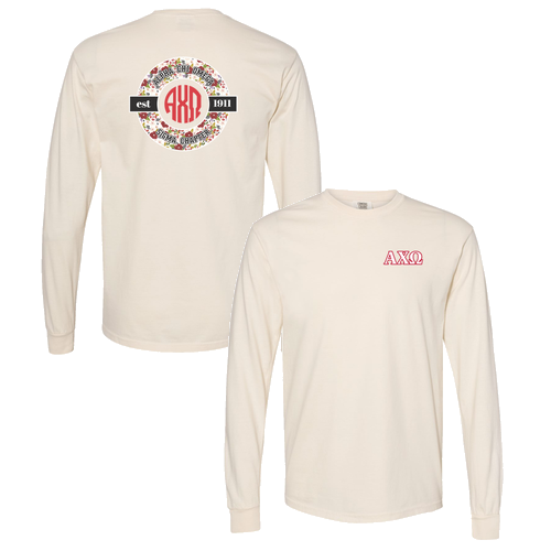 Comfort Colors Unisex Garment-Dyed Heavyweight Long Sleeve T-Shirt -- Ivory