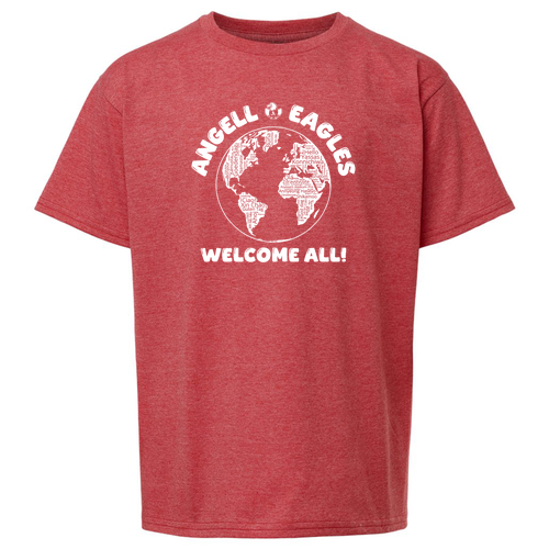 Gildan Youth Softstyle T-Shirt -- Heather Red