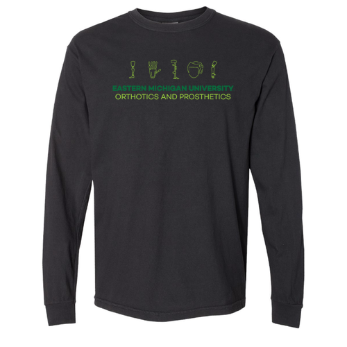 Comfort Colors Ringspun Long Sleeve Tee -- Black