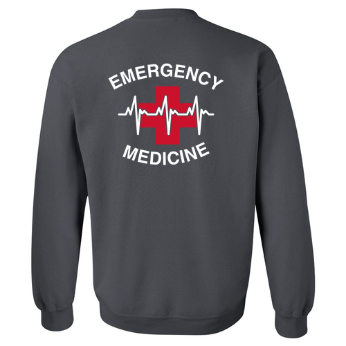 Gildan Heavy Blend Crew Neck Sweatshirt -- Charcoal