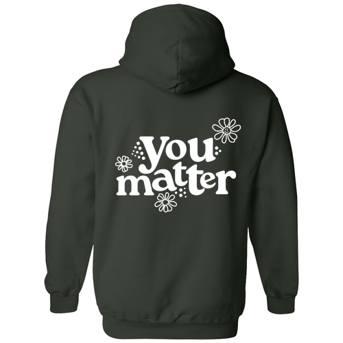 Gildan Heavy Blend Hooded Sweatshirt -- Forest Green