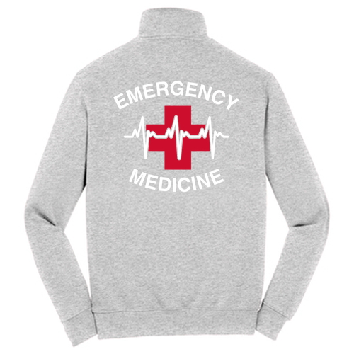 Sport Tek Quarter Zip Sweatshirt -- Athletic Heather